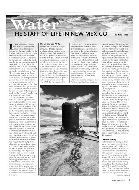 Special Mobile GIS Issue - New Mexico Wilderness Alliance