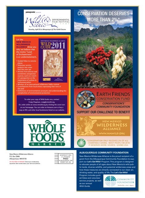 Special Mobile GIS Issue - New Mexico Wilderness Alliance