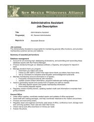 Administrative Assistant Job Description