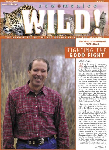 FIGHTING THE GOOD FIGHT - New Mexico Wilderness Alliance