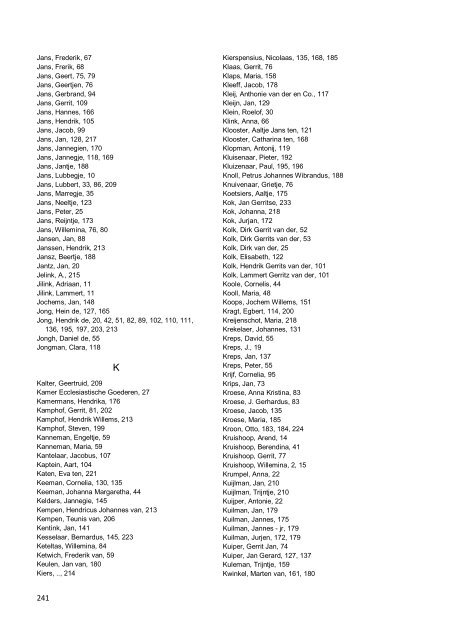 235 Namenindex Recognitien 104 - Kampen-Notarieel