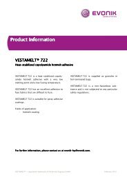 PDF (45.86 KB) - Adhesives & Sealants by Evonik