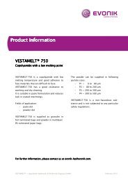 VMELT 750_e12_ad - Adhesives & Sealants by Evonik