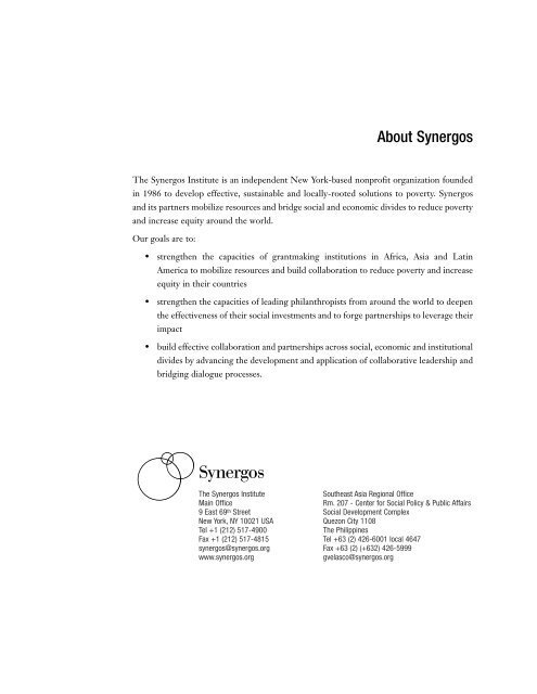 Download full text of paper (PDF) - Synergos