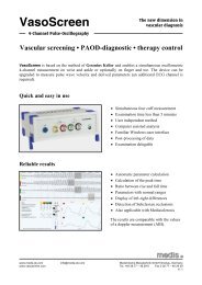 VasoScreen - MEDIS Medizinische MeÃƒÂŸtechnik GmbH