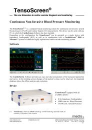 TensoScreen - MEDIS Medizinische MeÃƒÂŸtechnik GmbH