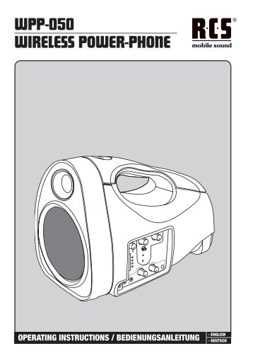 (De,En) Bedienungsanleitung, User manual - Pestinger GmbH