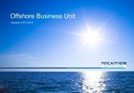 Business Unit Offshore - Fincantieri