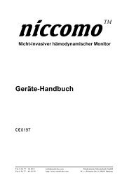 Geräte-Handbuch - MEDIS Medizinische Meßtechnik GmbH