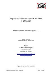 Impuls aus Tsunami vom 26.12.2004 in SO-Asien