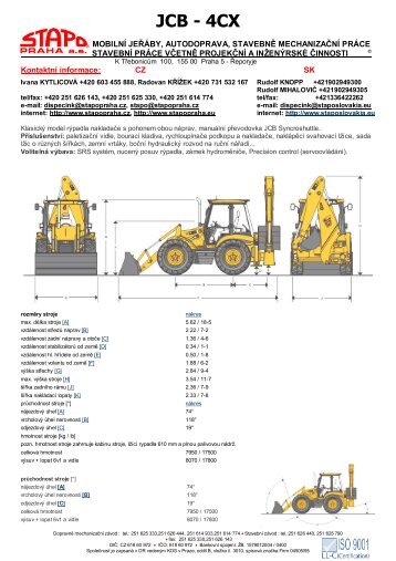 JCB - 4CX - STAPO PRAHA as