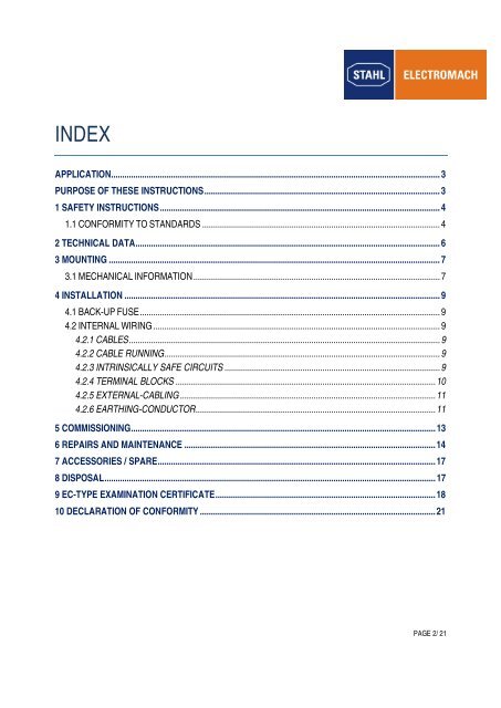 CBE Manual - Electromach BV