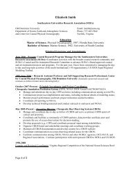 Curriculum Vitae - Old Dominion University