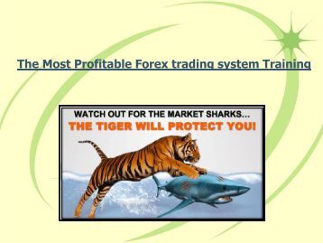Profitable forex trading system