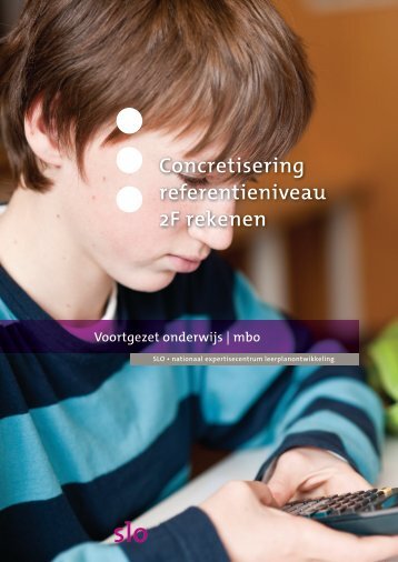 Concretisering referentieniveau 2F rekenen ( 8 MB ) - Slo