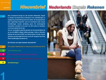 Download de nieuwsbrief - Steunpunt taal en rekenen mbo