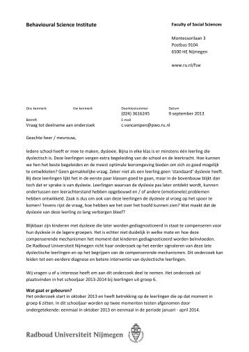 2013 09 brief deelname aan onderzoek - Lbrt