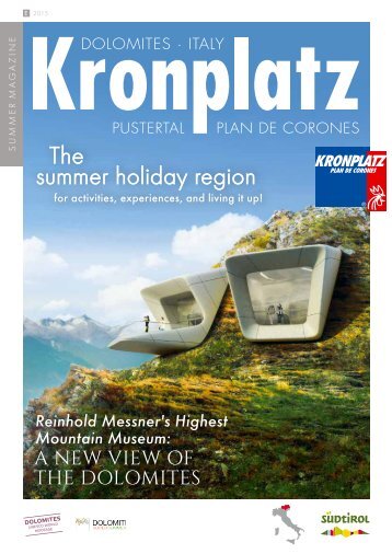 Summermagazin 2015 Kronplatz Pustertal Dolomites