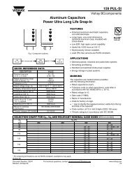 159 PUL-SI Aluminum Capacitors Power Ultra Long Life Snap-In