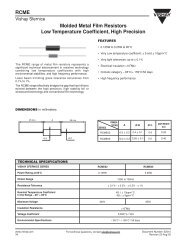 RCME Molded Metal Film Resistors Low Temperature Coefficient ...