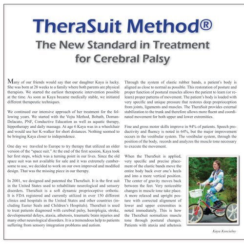 English - TheraSuit Method Intensive Suit Therapy for Cerebral Palsy