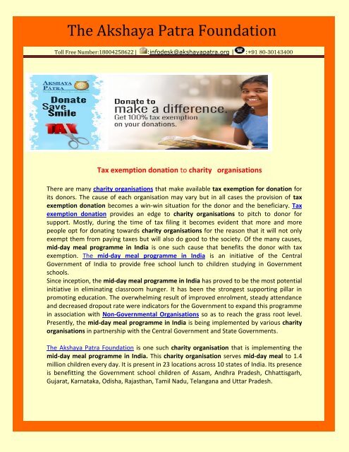 The Akshaya Patra Foundation
