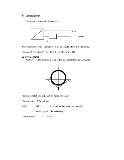 REVISED SPECIFICATION TENDER SPECIFICATION No.: