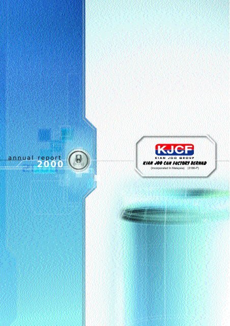 2000 Annual Report - Kian Joo Can