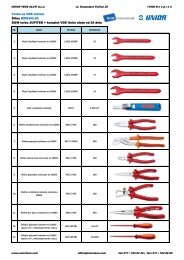 Torba sa VDE alatom BWU202.02 - specifikacija - Unior Teos alati doo