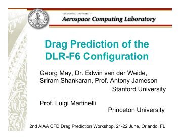 Drag Prediction of the DLR-F6 Configuration