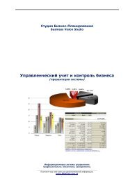 Управленческий учет и контроль бизнеса