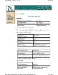 Page 1 of 3 Ledizolv MSDS Page - LSZ, Inc 7/31/2012 http://www ...