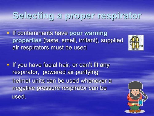 RESPIRATORY PROTECTION