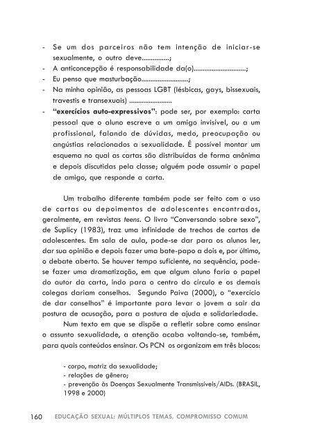 Educação Sexual Múltiplos Temas - Cepac