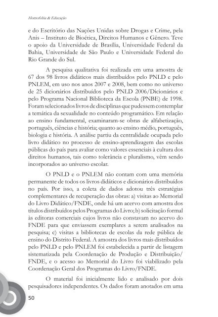 Homofobia & Educação – Um Desafio ao Silêncio - Cepac