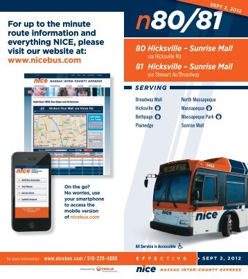n80/81 - Hicksville - NICE bus