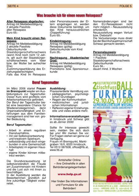 GEMEINDEZEITUNG - Gemeinde Wiesing