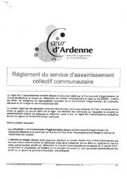 Assainissement Collectif FEVRIER 2012 (pdf - 1 ... - Coeur d'Ardenne