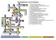 Honigbienen und Imkerei