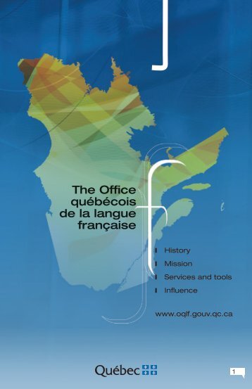 The Office quÃ©bÃ©cois de la langue franÃ§aise