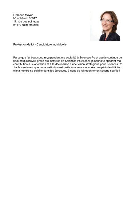 PRÉSENTATION DES CANDIDATS - Alumni Sciences Po Paris