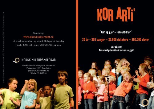 Kor Arti 2013 - Norsk kulturskoleråd