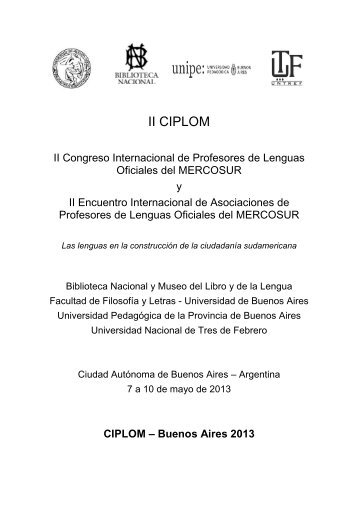 II CIPLOM - Universidad de Buenos Aires