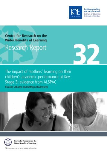 Centre for Research on the Wider Benefits of Learning