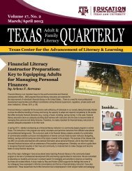 March/April PDF - tcall - Texas A&M University