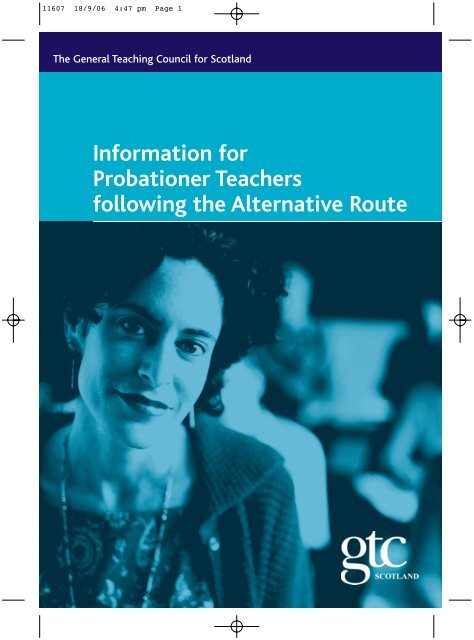 Information for Probationer teachers - Communities and Local ...