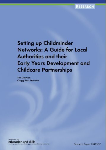 Setting up Childminder Networks - Communities and Local ...