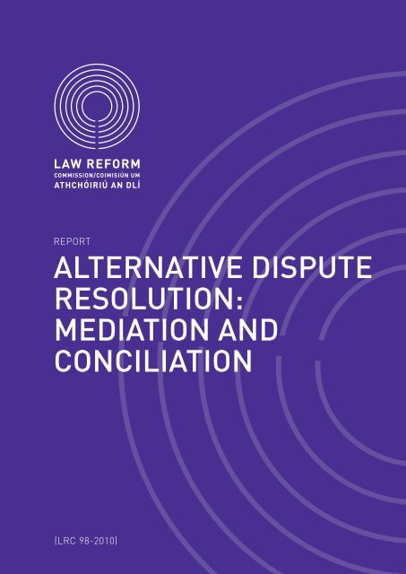 alternative dispute resolution: mediation and conciliation