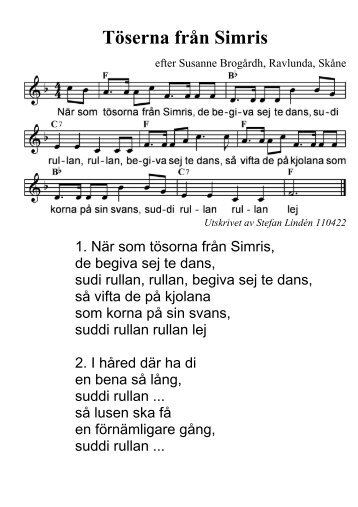 TÃ¶serna frÃ¥n Simris - Stefan LindÃ©n