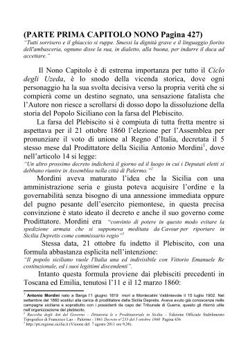 (PARTE PRIMA CAPITOLO NONO Pagina 427) - alphonse doria